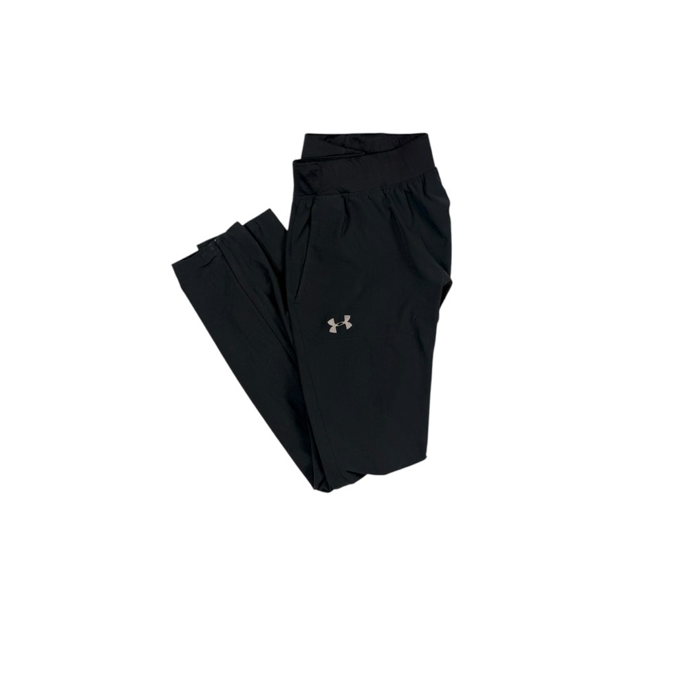 Under Armour HeatGear Storm Ankle Zip Black Fitted Training Pants Small - Picture 3 of 9
